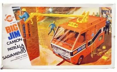 vintage Action Joe - Tenue sapeur pompier de paris - big jim