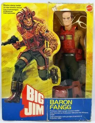 Big Jim Série Commando - Mattel - Baron Fangg Vintage 80's