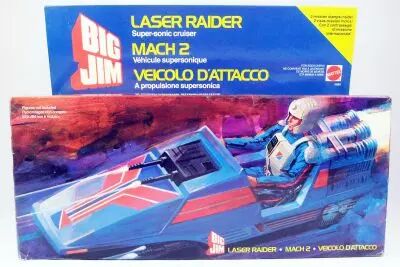 Big Jim Série Commando - Laser Raider / Mach 2 (ref.9586) - Mattel NEUF