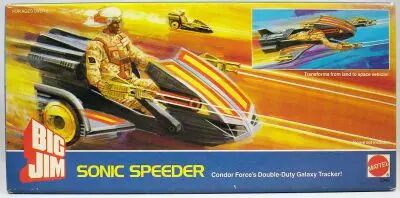 Big Jim S�rie Commando - Sonic Speeder / Superscooter neuf en boite (ref.2349)