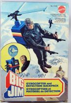 Big Jim Série Espionnage - Gyrocoptère et matériel de détection neuf en boite (ref.5140)