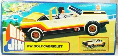 Big Jim S�rie Espionnage - VW Golf Cabriolet Blanche (ref.8299) occasion en boite