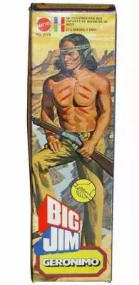 Big Jim Geronimo – Mattel Années 70 – RARE – 25cm – Emballage D'origine Ouvert