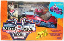 Biker Mice from Mars - Gift Set : Vinnie & Chromotanium Radical Rocket Sled - Galoob