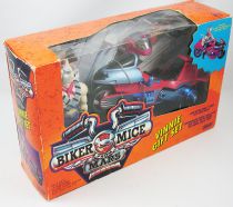 Biker Mice from Mars - Gift Set : Vinnie & Chromotanium Radical Rocket Sled - Galoob