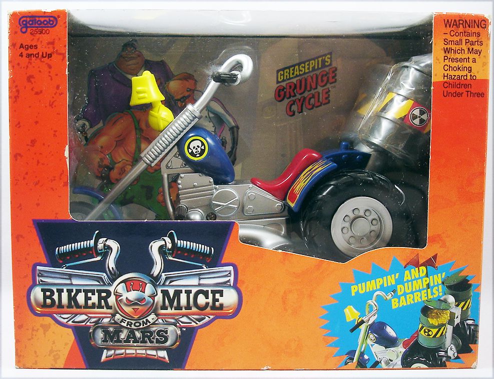 Biker Mice from Mars - Greasepit's Grunge Cycle - Galoob