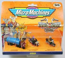 Biker Mice from Mars - Micro Machines set #1 (Throttle & Evil-Eye Weevil) - Galoob-GIG