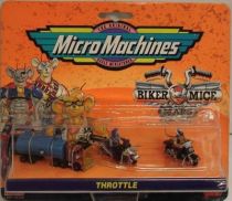 Biker Mice from Mars - Micro Machines set #1 (Throttle & Evil-Eye Weevil) - Galoob-Ideal