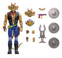 Biker Mice from Mars - Nacelle - Throttle - Figurine articulée 17cm