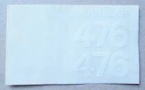 Billing Boats N&deg; 8006 - Assembly InstructionsSheet & Decals for Nordkap 476 Boat