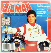 Bioman - Chanté par Bernard Minet - Disque 45Tours AB Productions 1988