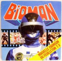 Bioman - Mini-LP Record - Original French TV series Soundtrack - AB Kid records 1987