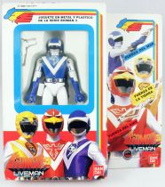 Bioman 3 Liveman - Bandai - Blue Dolphin die-cast figure