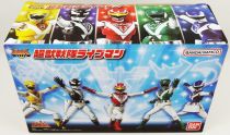 Bioman 3 Liveman - Bandai - Set de 5 figurines \ Shodo Super\ 