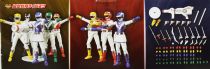 Bioman 3 Liveman - Bandai - Set de 5 figurines \ Shodo Super\ 