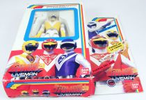 Bioman 3 Liveman - Bandai - Yellow Lion die-cast figure