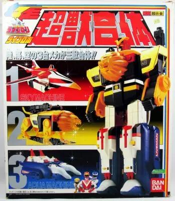 Bioman 3 Liveman - DX Live Robo - Bandai Japan 1988
