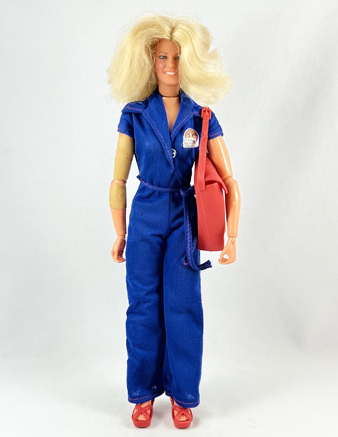 Bionic Woman - 12'' Doll - Jaime Sommers (Mission Purse) - Denys  Fisher/Meccano box