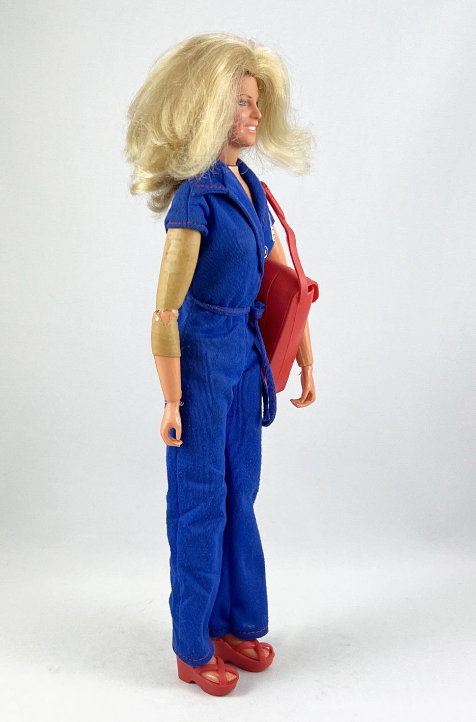 Vintage 1970s Bionic Woman Jaime Sommers Action Figure Doll