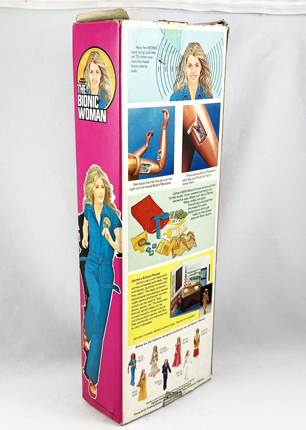 BIONIC WOMAN DESIGNER GOLD DUST FASHIONS JAIME SOMMERS DOLL