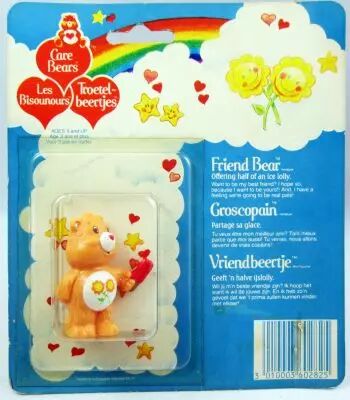 Bisounours - Kenner - Miniature - Groscopain partage sa glace (blister carr�)