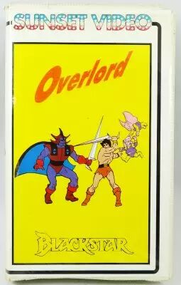 Blackstar (Filmation) - Cassette VHS Sunset Video \ Overlord\ 