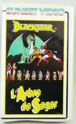 Blackstar (Filmation) - VHS Videotape Sunset Video \ The Tree of Sagar\ 