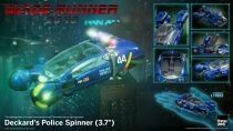Blade Runner 2049 - Threezero - Vehicule 10cm - Deckard\'s Police Spinner