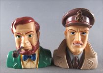 Blake & Mortimer - Comics Spain - Set of 2 PVC Busts