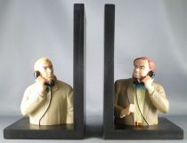 Blake & Mortimer - Pair of Resin Bookends - Dargaud Lombard Le Soir