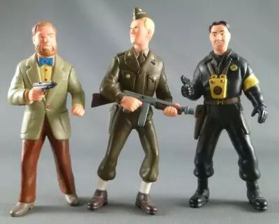 Blake & Mortimer - Plastoy - set of 3 PVC figures