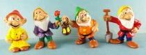 Blanche Neige - Figurine PVC Bully 1982 - Blanche Neige & les 7 Nains
