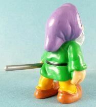 Blanche Neige - Figurine PVC Bully 1982 - le nain Dormeur