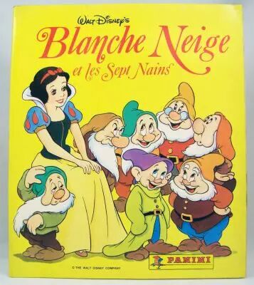 Album PANINI, BLANCHE NEIGE ET LES NAINS, VIERGE