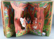 Blanche Neige & les 7 nains - Hachette Album Hop-La! Livre Pop Up - Blanche Neige & ses Amis les Bêtes EO 1938