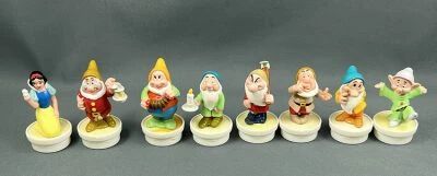 Blanche Neige & les 7 Nains - S�rie Compl�te de 8 Figurines Smarties (Nestl�)