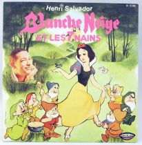 Blanche Neige et les 7 nains - Disque 45Tours - par Henri Salvador - Walt Disney Prod. 1974