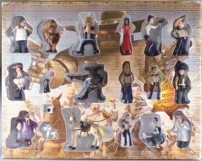 Bob et Bobette - Les Diables du Texas - Coffret Jeu de Soci�t� avec 18 Figurines PVC Mavedro NV Neuf Boite 