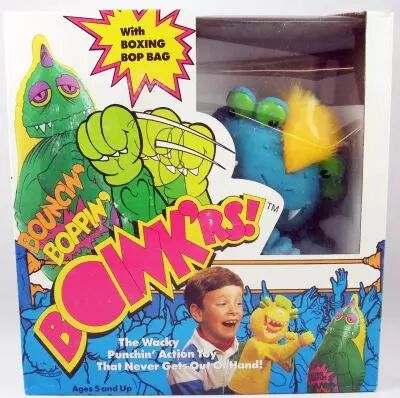 Boink\'rs! - Bonkly Blue III - Marionette Monstre Boxeur - Animal Fair, Inc. 1987