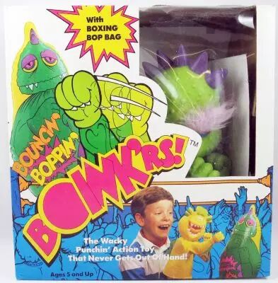 Boink\'rs - Goofin\' Greenly - Marionette Monstre Boxeur - Animal Fair, Inc. 1987
