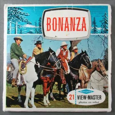 Bonanza - View-Master - Pochette 3 Disques + Livret R�cit