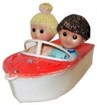 Bonne Nuit les Petits -  Cld Plastic Toy -  Boat with Nicolas & Pinprennelle