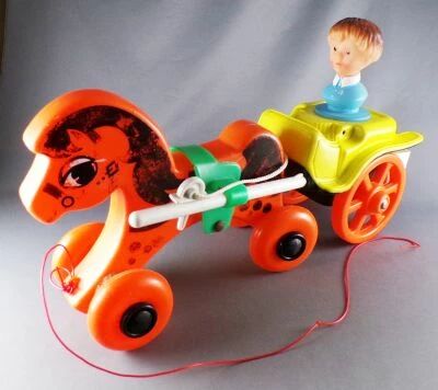 Bonne Nuit les Petits -  Educalux Pull-Along Toy - Nicolas\'s Cart