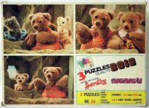 Bonne Nuit les Petits - box set of 3 wooden jigsaw puzzles