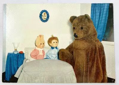 Bonne Nuit les Petits - Carte Postale Yvon - N�5 Nounours couche Nicolas & Pimprenelle