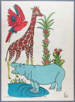 Bonne Nuit les Petits - Coloring Book ORTF 1965 - Jesco Ref S 1025/11 