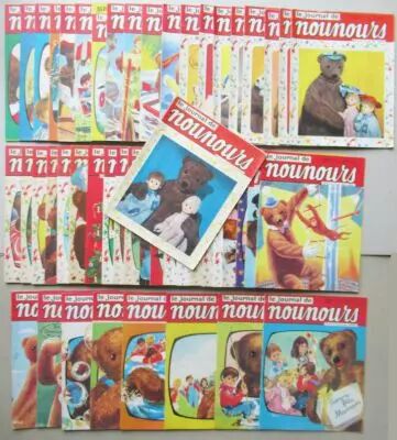 Bonne Nuit les Petits - Journal de Nounours Mensuel ORTF - Lot de 49 Num�ros de 1 � 55