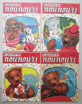 Bonne Nuit les Petits - Journal de Nounours Mensuel ORTF - Lot de 49 Numéros de 1 à 55