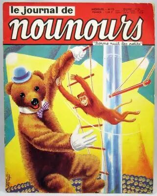 Bonne Nuit les Petits - Journal de Nounours Mensuel n�15 - ORTF 1966