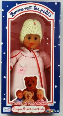 Bonne Nuit les Petits - Masport Caprice - Poup�e Hochet en velours - Pimprenelle